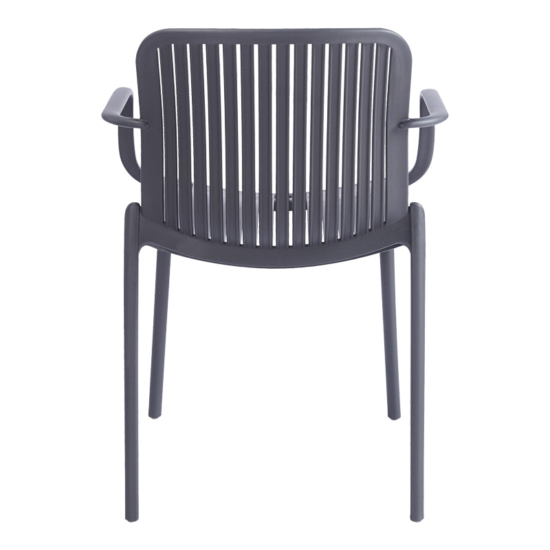 Teragi stackable armchair pp with UV protection anthracite 59x57x82cm