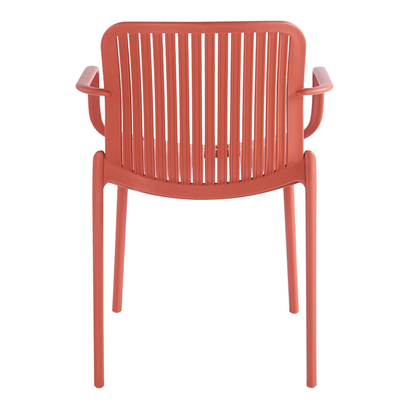 Teragi stackable armchair pp with UV protection terracotta 59x57x82cm