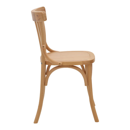 Chair Flisbie pakoworld natural beech wood 46x48x86cm