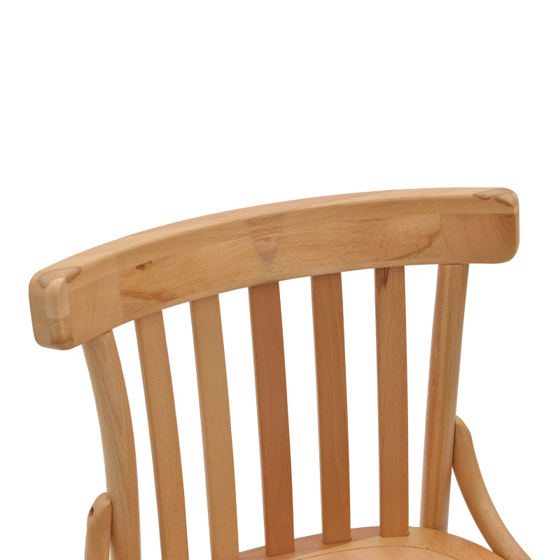 Chair Flisbie pakoworld natural beech wood 46x48x86cm