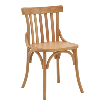 Chair Flisbie pakoworld natural beech wood 46x48x86cm