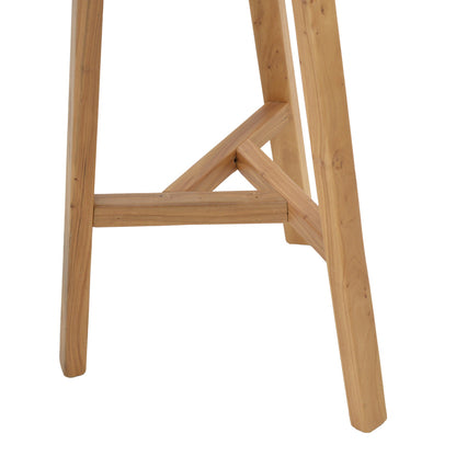 Bar stool Fabrio elm wood in natural shade Φ38x71cm