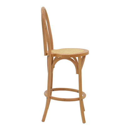 Bar stool Thonet pakoworld natural beech wood 41x50x105cm