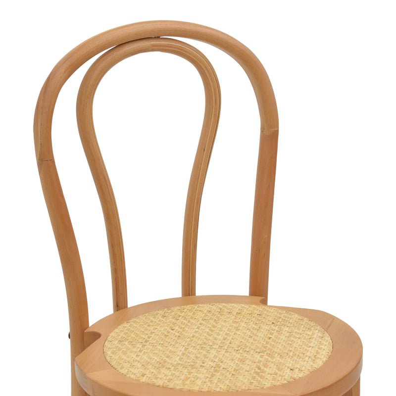 Bar stool Thonet pakoworld natural beech wood 41x50x105cm