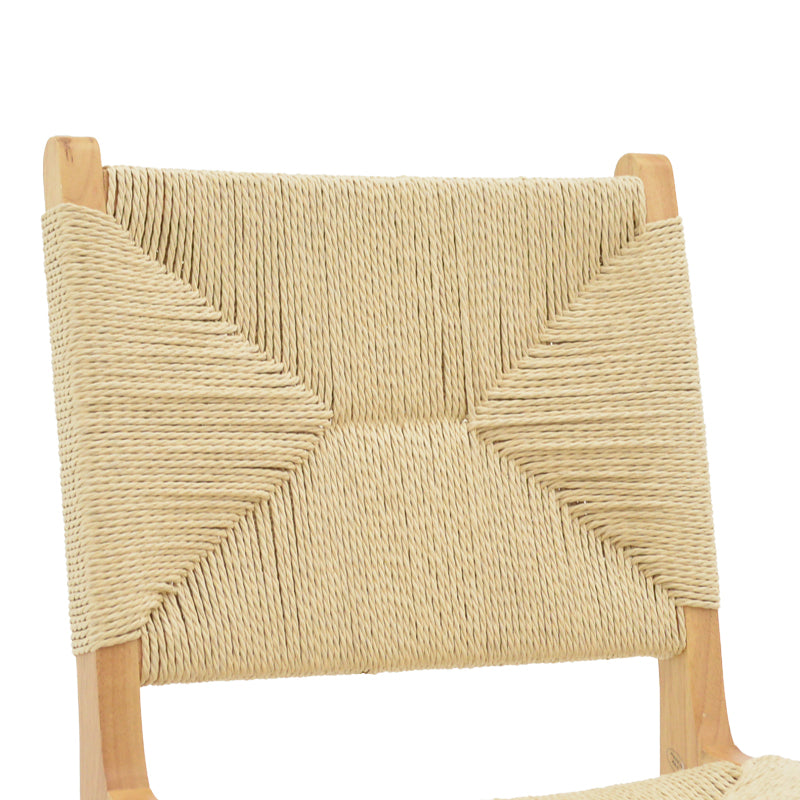 Arten pakoworld chair rope-rubberwood in natural color 60x55x85cm