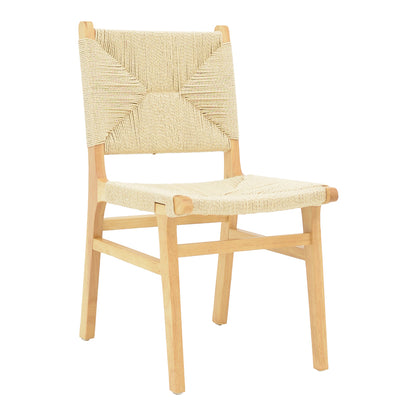 Arten pakoworld chair rope-rubberwood in natural color 60x55x85cm