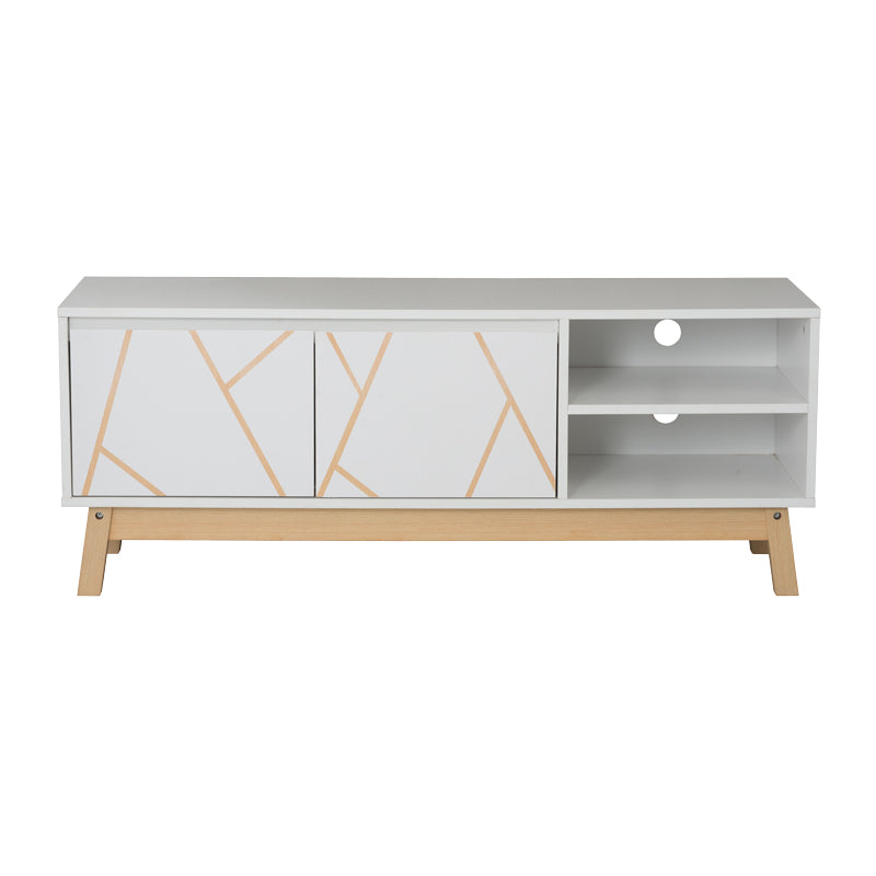 Aria pakoworld tv stand white-natural 120x38x47cm