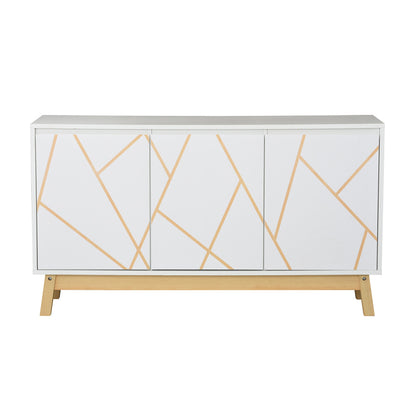 Aria pakoworld buffet white-natural 120x35x67cm