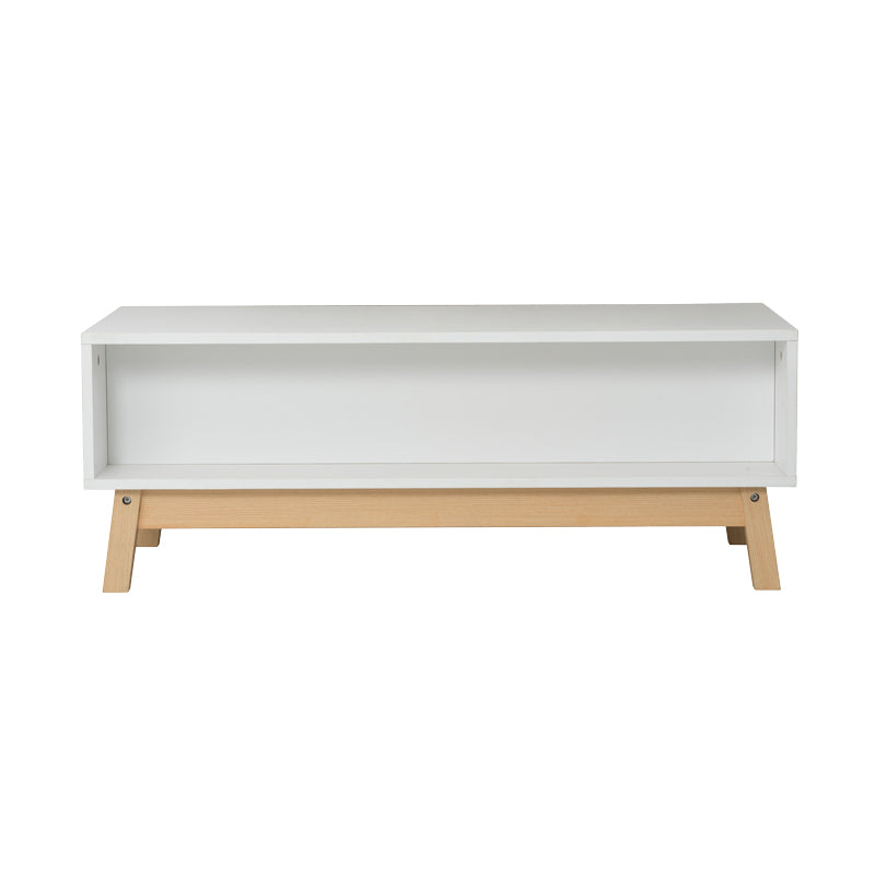 Aria pakoworld coffee table white-natural 100x50x37cm