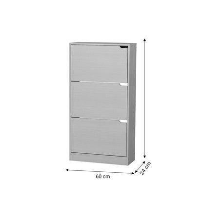 Mia pakoworld shoe cabinet 9 pairs natural 60x24x115cm