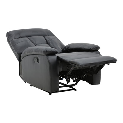 Armchair relax Terpsi pakoworld PU black 80x94x102cm