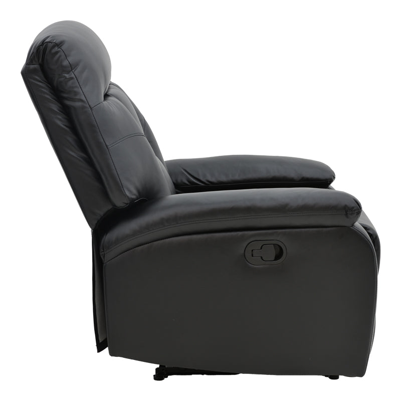 Armchair relax Terpsi pakoworld PU black 80x94x102cm