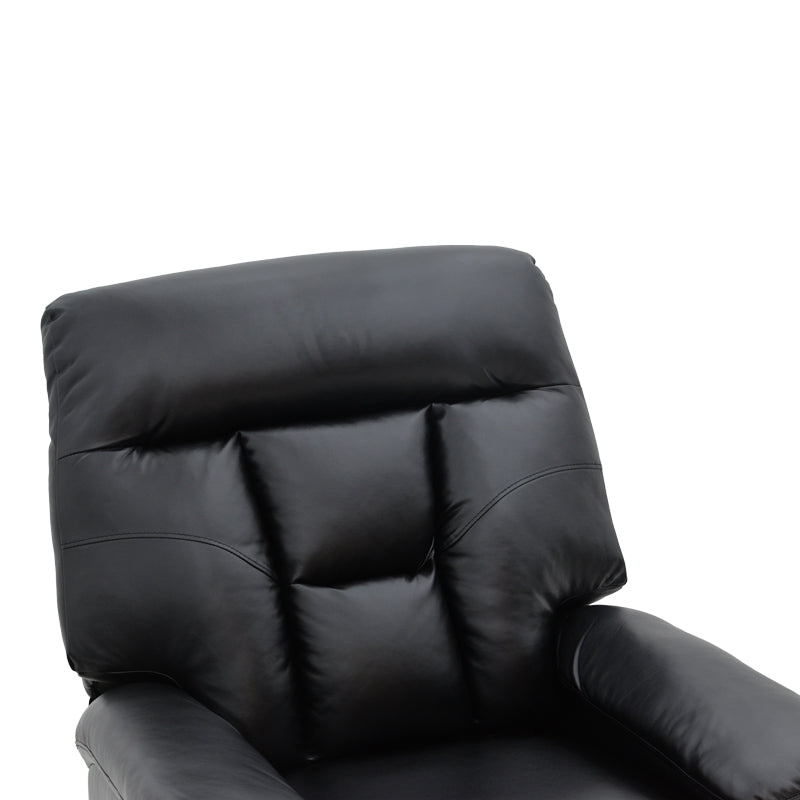 Armchair relax Terpsi pakoworld PU black 80x94x102cm