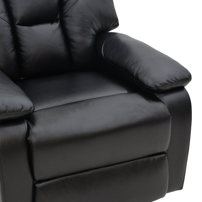 Armchair relax Terpsi pakoworld PU black 80x94x102cm