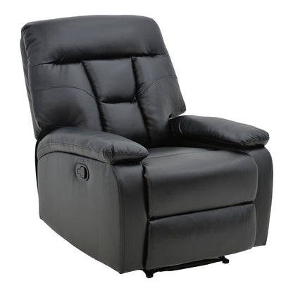 Armchair relax Terpsi pakoworld PU black 80x94x102cm