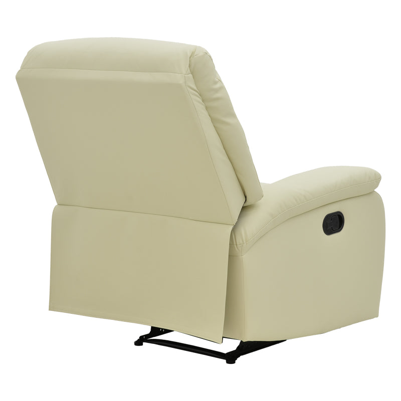 Armchair relax Terpsi pakoworld PU cream 80x94x100cm