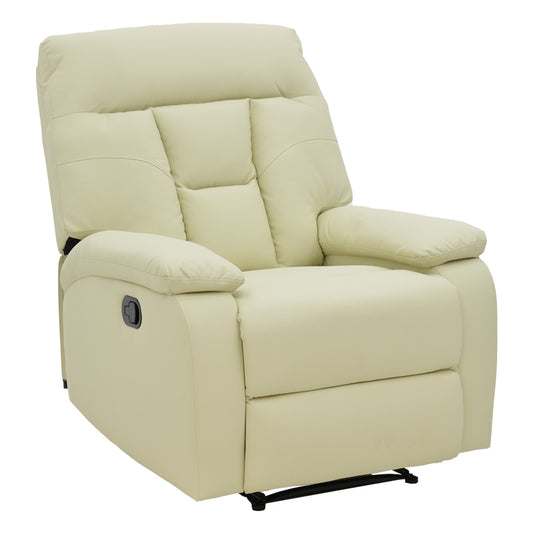 Armchair relax Terpsi pakoworld PU cream 80x94x100cm