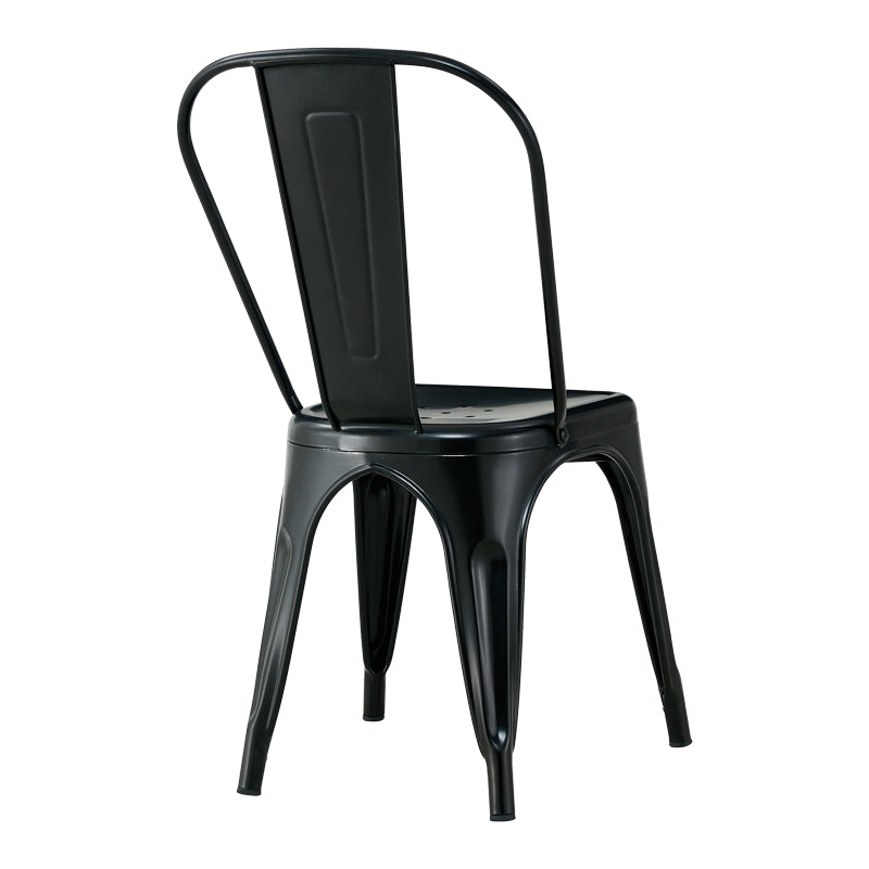 Chair Utopia pakoworld metal black 44x44x85cm