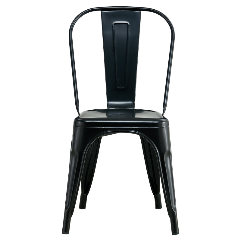 Chair Utopia pakoworld metal black 44x44x85cm