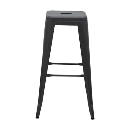 Bar stool Utopia pakoworld metal black 42x42x76cm