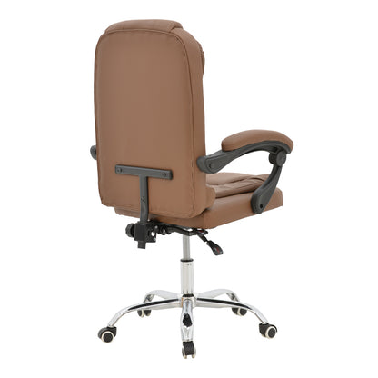 Office chair manager Kardi pakoworld brown pu 66x64x117cm