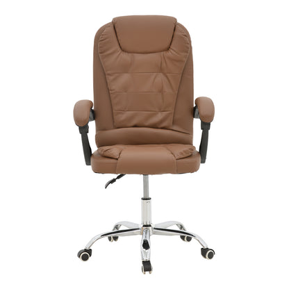Office chair manager Kardi pakoworld brown pu 66x64x117cm