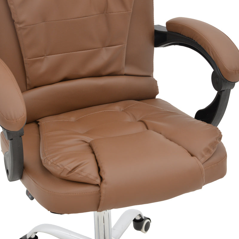 Office chair manager Kardi pakoworld brown pu 66x64x117cm