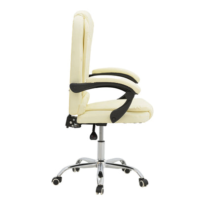 Office chair manager Kardi pakoworld beige pu 66x64x117cm