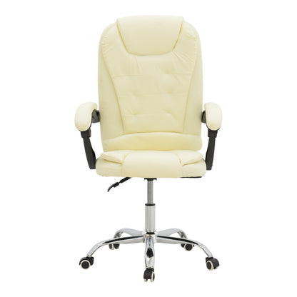 Office chair manager Kardi pakoworld beige pu 66x64x117cm