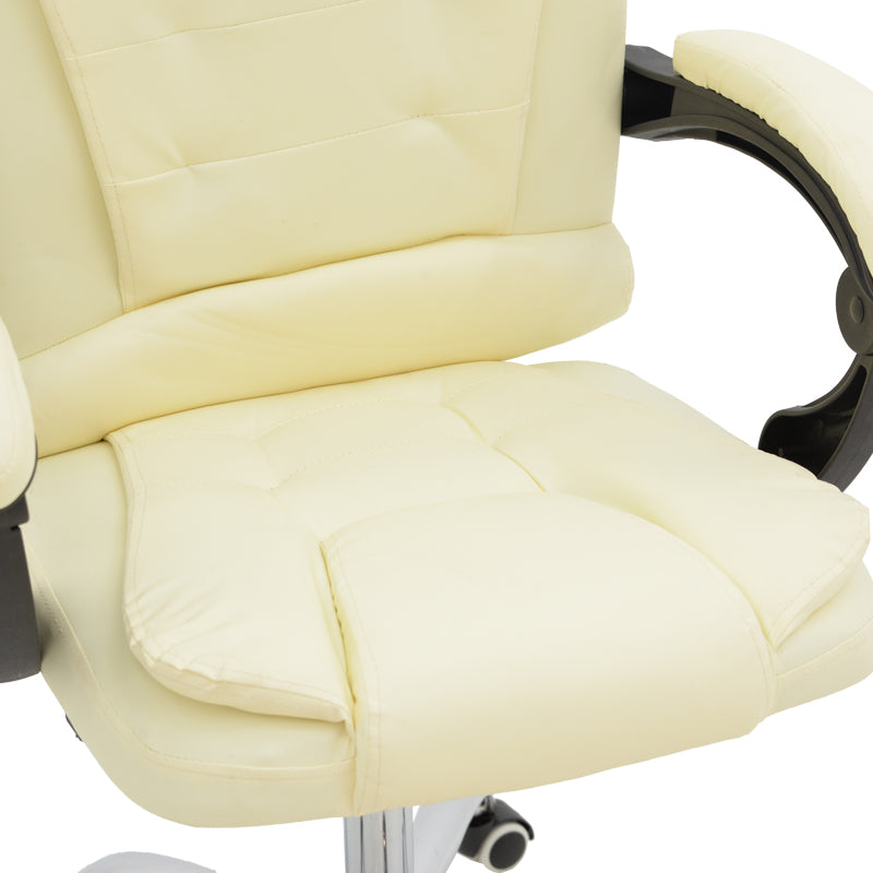 Office chair manager Kardi pakoworld beige pu 66x64x117cm