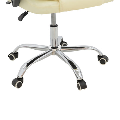 Office chair manager Kardi pakoworld beige pu 66x64x117cm