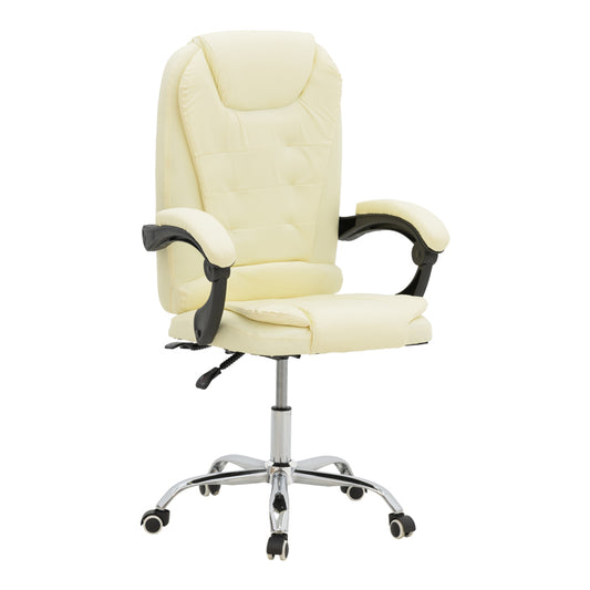 Office chair manager Kardi pakoworld beige pu 66x64x117cm