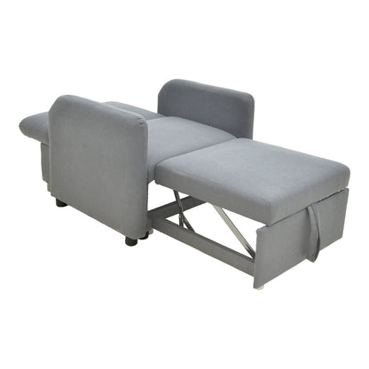 Armchair-bed Flexa fabric gray 85x92x84cm
