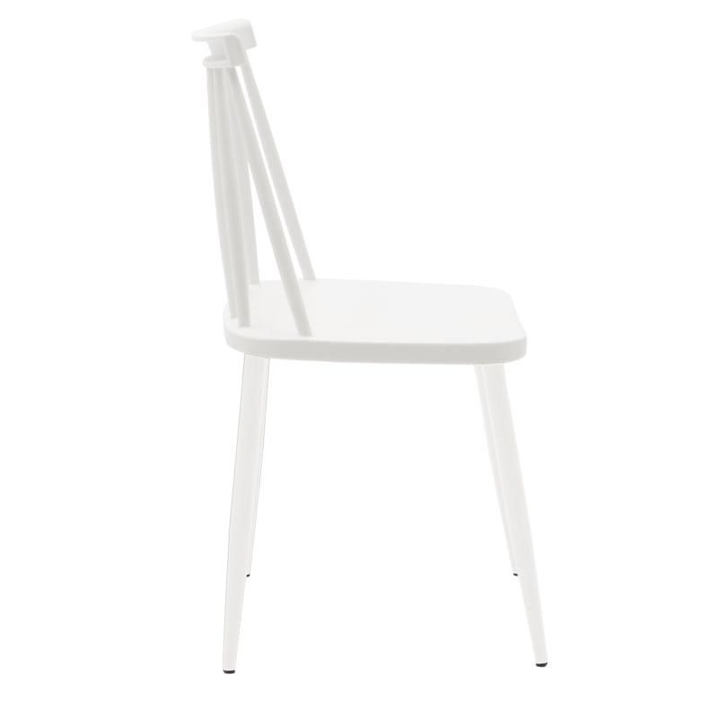 Chair Aurora pakoworld white pp-white leg 42x46x79cm