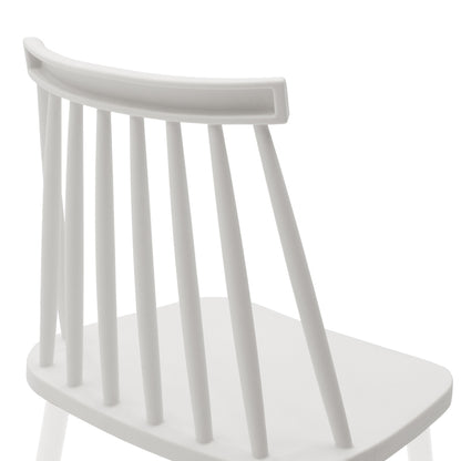 Chair Aurora pakoworld white pp-white leg 42x46x79cm