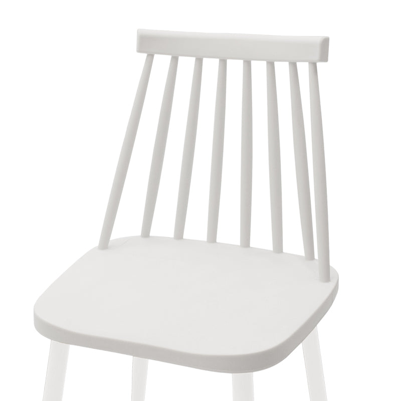 Chair Aurora pakoworld white pp-white leg 42x46x79cm