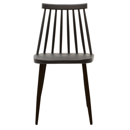 Chair Aurora pakoworld black pp-black leg 42x46x79cm