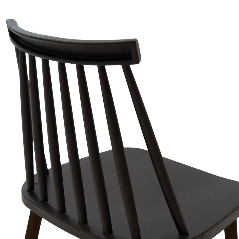 Chair Aurora pakoworld black pp-black leg 42x46x79cm