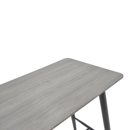 Bar table Senso pakoworld gray lpl surface-leg black metal 120x60x103cm