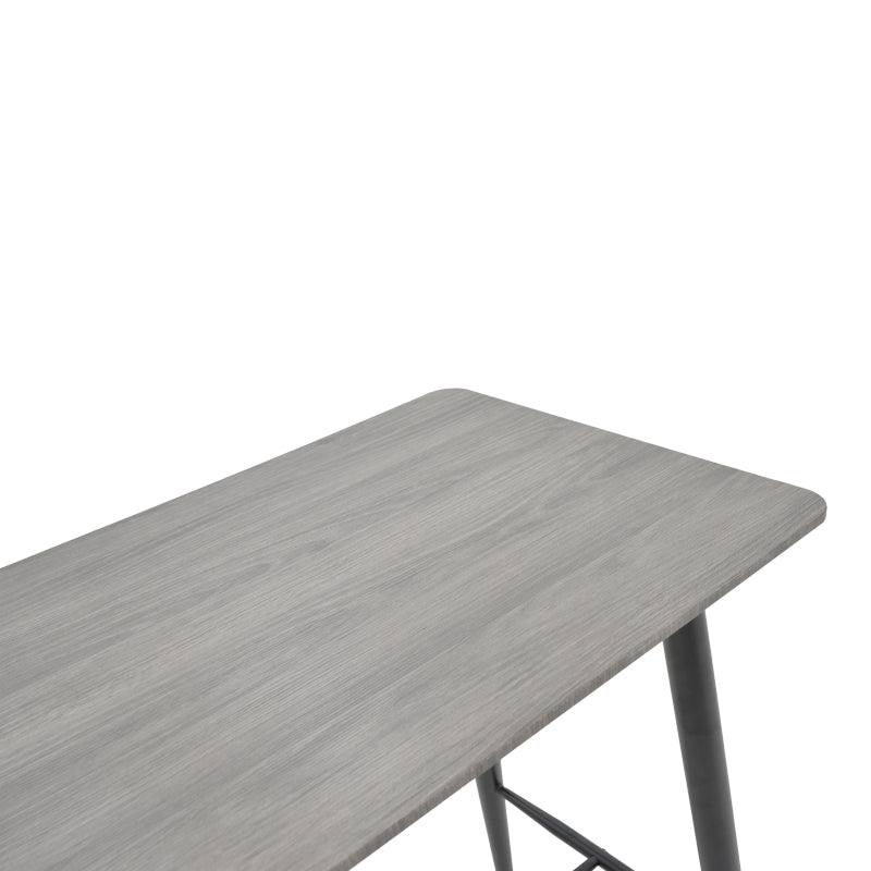 Bar table Senso pakoworld gray lpl surface-leg black metal 120x60x103cm