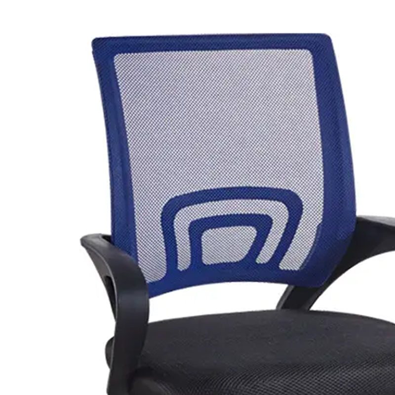 Office chair Berto I pakoworld mesh fabric blue-black 56x47x81-91cm