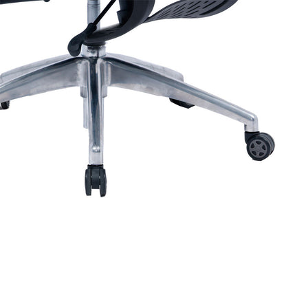 Office chair manager with footrest Thelonius mesh black