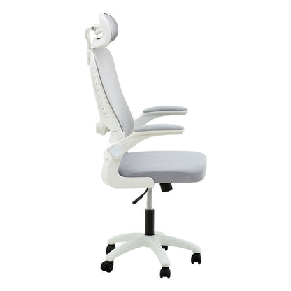 Office chair manager Delilah pakoworld mesh light grey