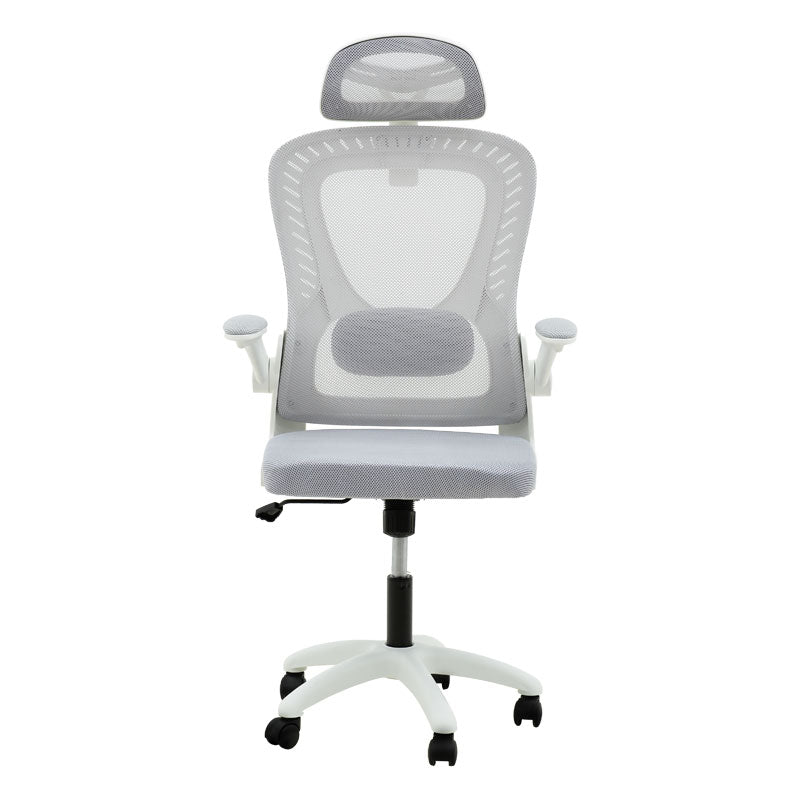 Office chair manager Delilah pakoworld mesh light grey
