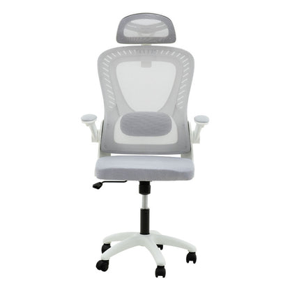 Office chair manager Delilah pakoworld mesh light grey