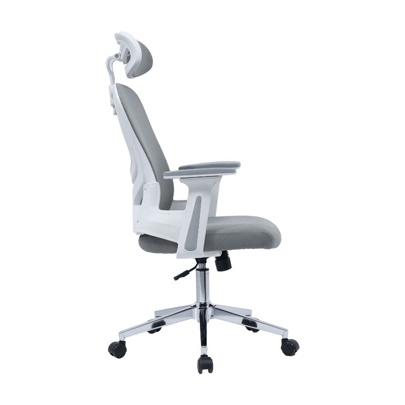 Office chair manager Ignatius pakoworld mesh light grey