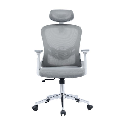 Office chair manager Ignatius pakoworld mesh light grey