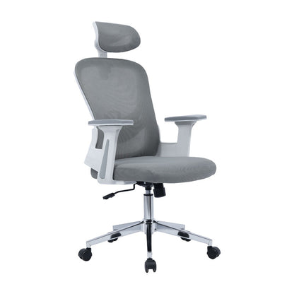 Office chair manager Ignatius pakoworld mesh light grey