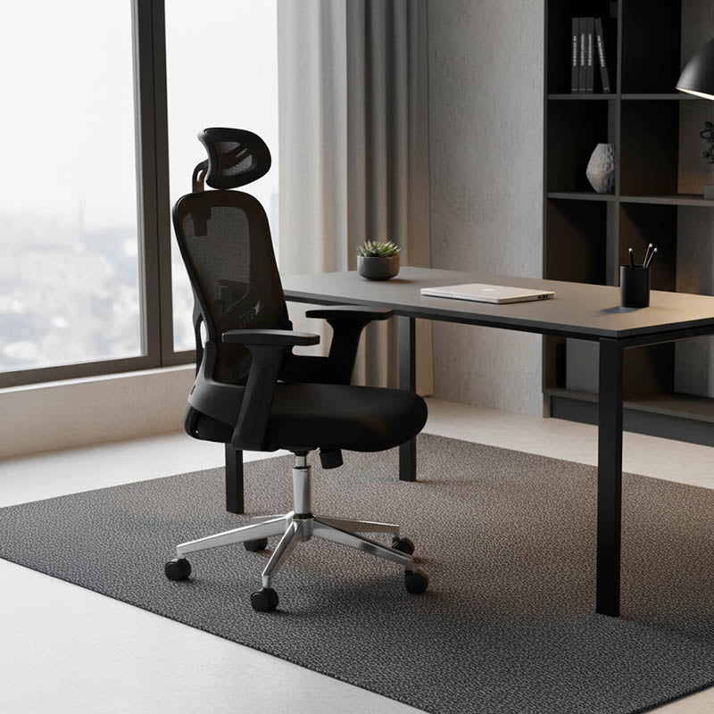 Office chair manager Ignatius mesh black