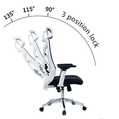 Office chair manager Andrew mesh black-white